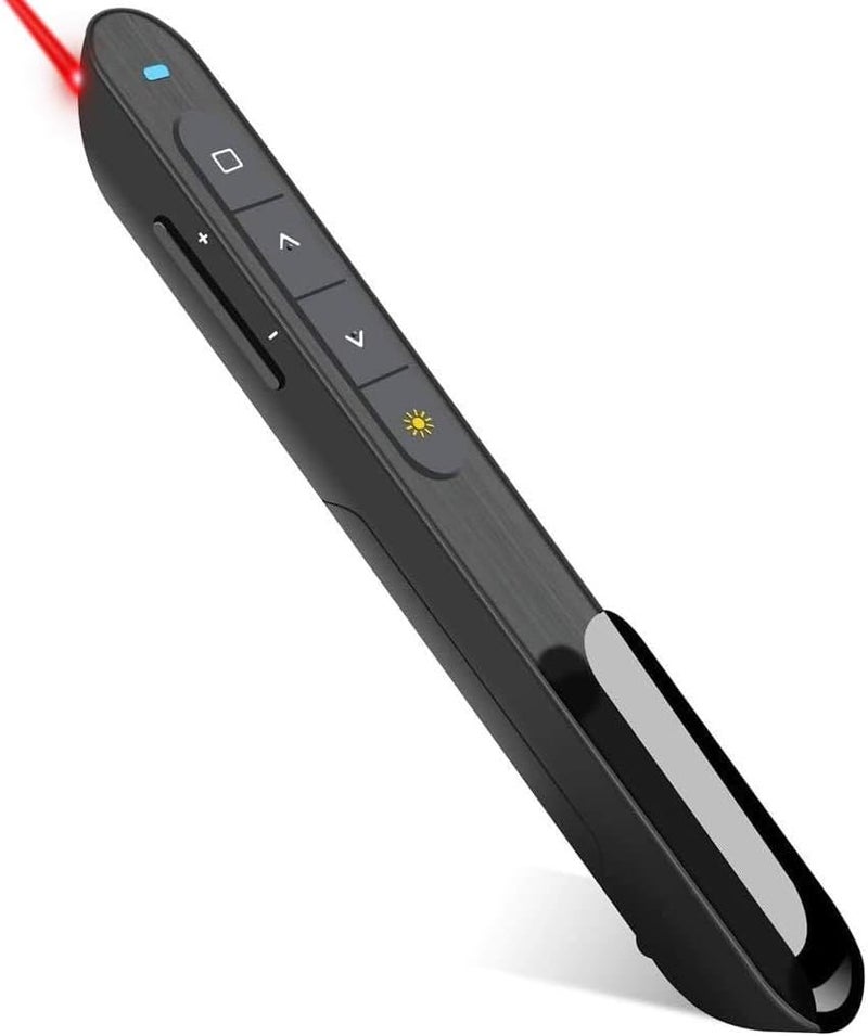 HEYLACOOLX Presentation Clicker Wireless Presenter,2.4GHz Presenter Clicker PPT Clicker on Laptop Computer, Presentation Remote Clicker for Office Classroom - Image 1
